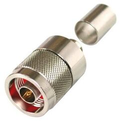 N MALE CRIMP, SOLDERLESS CENTER CONDUCTOR, CBL GRP I: N-G-T