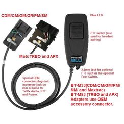 BT-M33 - Bluetooth Adapter Kit for Motorola Mobile radios