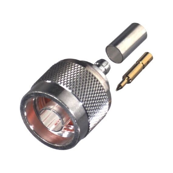 N, MALE CRIMP, S,G,T: FOR RG-58/U, CBL GRP C