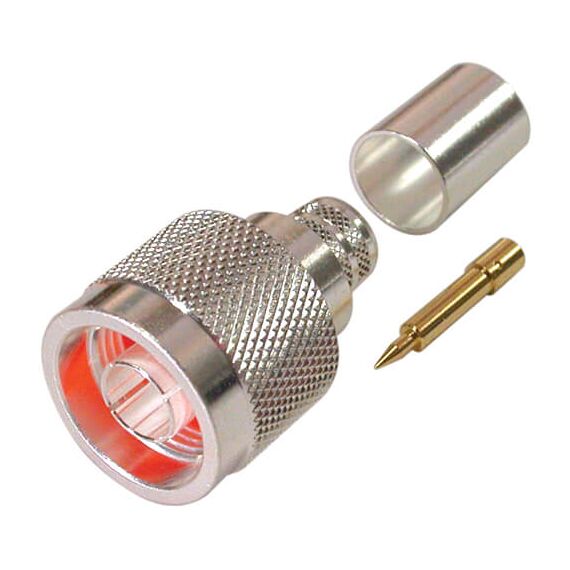 N, MALE CRIMP, S,G,T: FOR RG-8/U TYPE, LMR-400LLPL, CBL GRP I2