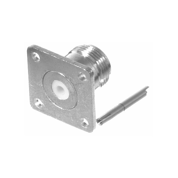 N, FEM (RFN-1021 STYLE), REMOVABLE CAPTV PIN, FLAT REAR, S,G,T